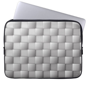 Housse Pour Ordinateur Portable Manche pour ordinateur portable Silver Checkers