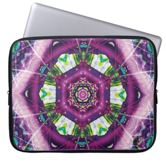 Housse Pour Ordinateur Portable Manche pour ordinateur portable Violette Kaleidosc