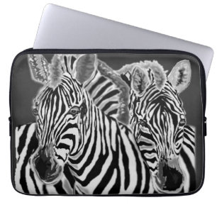 Housse Pour Ordinateur Portable Manche pour ordinateur portable Zebra Couple