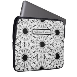 Housse Pour Ordinateur Portable Manches de Motif à fleurs monochromes