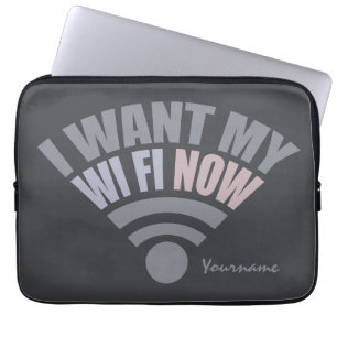 Housse Pour Ordinateur Portable Manches d'ordinateur portable personnalisées WiFi