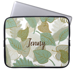 Housse Pour Ordinateur Portable Manches Feuilles