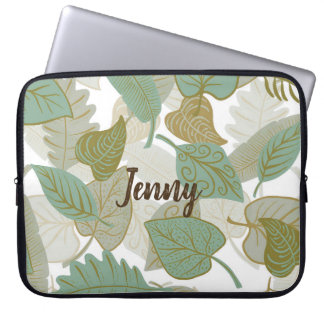 Housse Pour Ordinateur Portable Manches Feuilles
