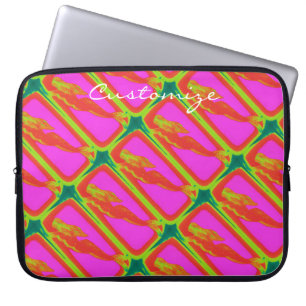 Housse Pour Ordinateur Portable manches iPad de sirènes rouges nageant