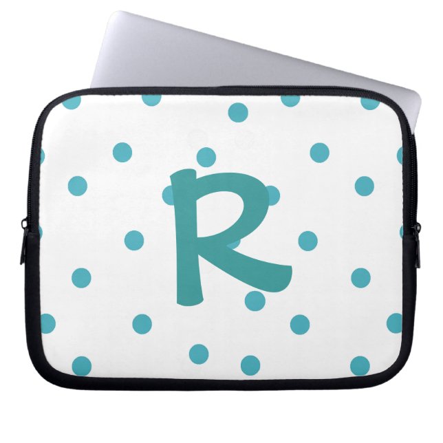 Housse Pour Ordinateur Portable Manches supérieures Monogrammes Whimsical (Devant)