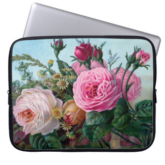Housse Pour Ordinateur Portable Manches vintages pour ordinateur portable Floral