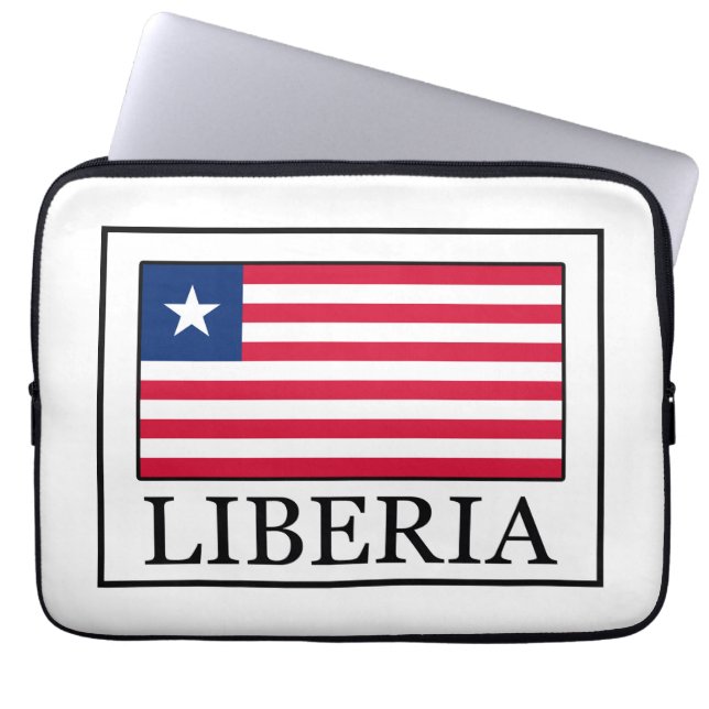 Housse Pour Ordinateur Portable Manchette d'ordinateur portable Liberia (Devant)