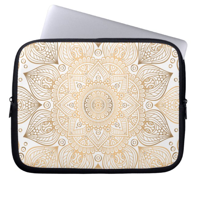 Housse Pour Ordinateur Portable Mandala 34 de luxe (Devant)