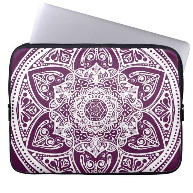 Housse Pour Ordinateur Portable Mandala Blackberry (Devant)