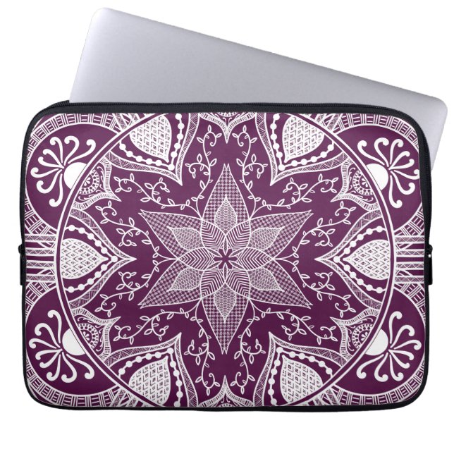 Housse Pour Ordinateur Portable Mandala Blackberry (Devant)