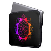 Housse Pour Ordinateur Portable Mandala Design Laptop Case (devant gauche)