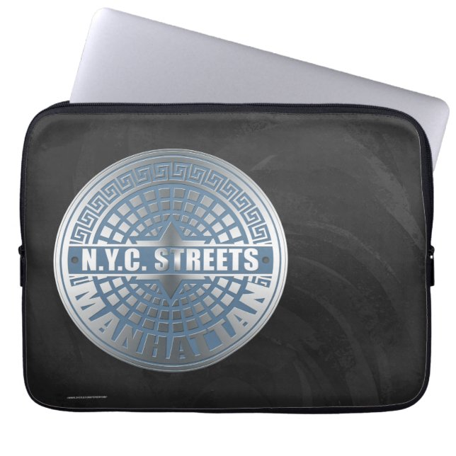 Housse Pour Ordinateur Portable Manhole Covers Manhattan (Devant)