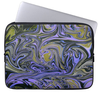 Housse Pour Ordinateur Portable Marble Forms – Violet & Gold Mystic Energy