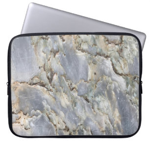 Housse Pour Ordinateur Portable marbre naturel abstrait motif arrière-plan
