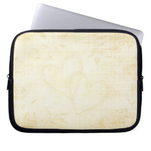 Housse Pour Ordinateur Portable Mariage papier vieilli vintage