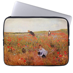 Housse Pour Ordinateur Portable Mary Cassatt, Red Poppies,