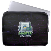 Housse pour ordinateur portable Master of Codes De (Devant)