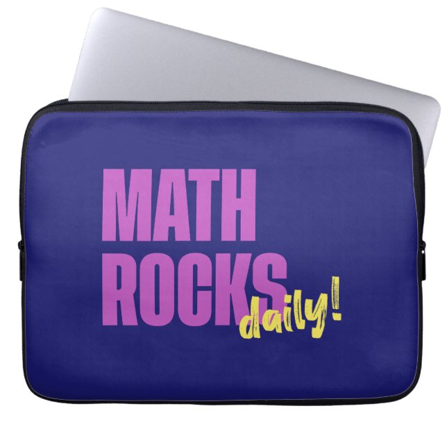 Housse Pour Ordinateur Portable Math Rocks Daily (Devant)