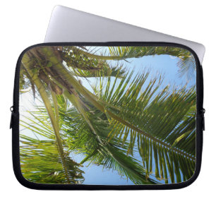 Housse Pour Ordinateur Portable Matin sous les palmiers