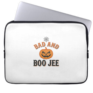 Housse Pour Ordinateur Portable Mauvais et Boo Jee Halloween Citrouille Graphique_
