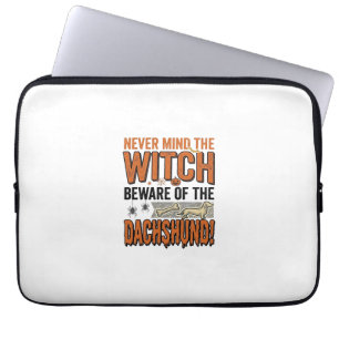 Housse Pour Ordinateur Portable Méfiez-vous du T-shirt de sorcière d'Halloween de