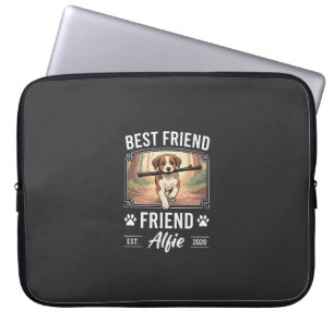 Housse Pour Ordinateur Portable Meilleur Ami Alfie Amoureux des Chiens