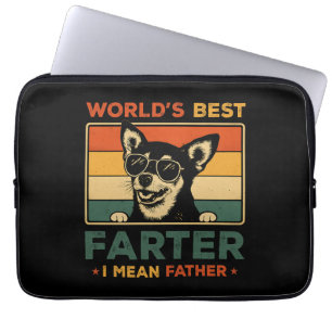 Housse Pour Ordinateur Portable Meilleur Farter du monde Je veux dire Père Funny P