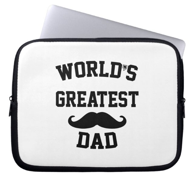 Housse Pour Ordinateur Portable Meilleur papa du monde (Devant)
