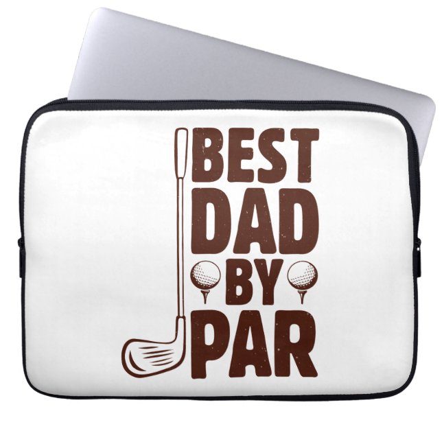 Housse Pour Ordinateur Portable Meilleur papa par Parc Golf Papa (Devant)