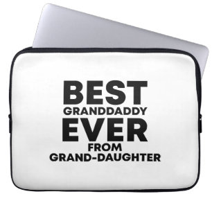 Housse Pour Ordinateur Portable Meilleur petit-papa jamais vu de petite-fille