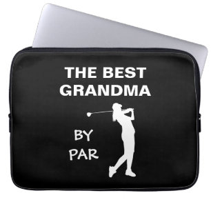 Housse Pour Ordinateur Portable Meilleure Grand-Mère Par Parc Golf Nana Gram Golfe