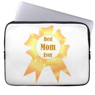 Housse Pour Ordinateur Portable Meilleure maman jamais Golden Lauréat du prix ruba