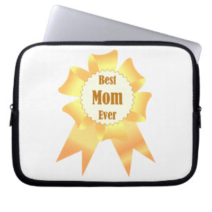 Housse Pour Ordinateur Portable Meilleure maman jamais Golden Lauréat du prix ruba