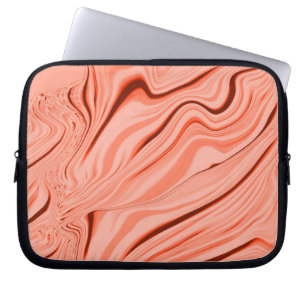 Housse Pour Ordinateur Portable Mélangez saumon, pêche, corail clair et rose