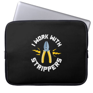 Housse Pour Ordinateur Portable Mens I Work With Electrician Union