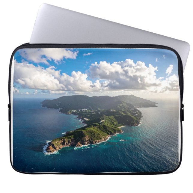 Housse Pour Ordinateur Portable Mer et île (Devant)