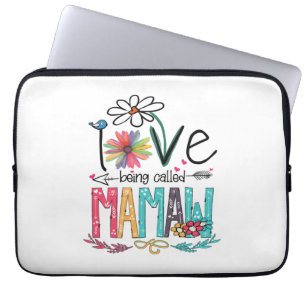 Housse Pour Ordinateur Portable Mère, j'aime être appelée Mamaw Tournesol