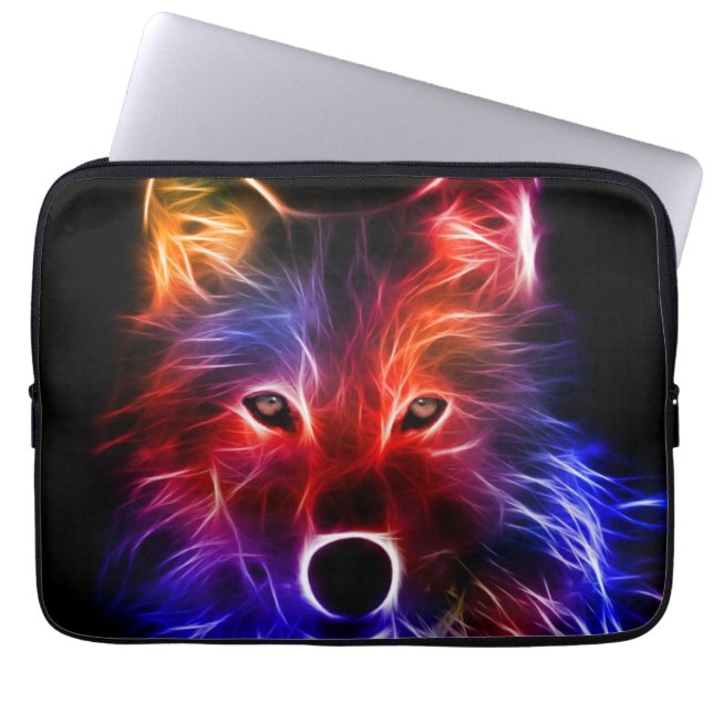 Housse Pour Ordinateur Portable Merveille de loup (Devant)
