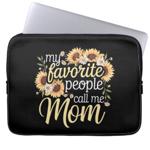 Housse Pour Ordinateur Portable Mes Gens Favoris M'Appelent Maman