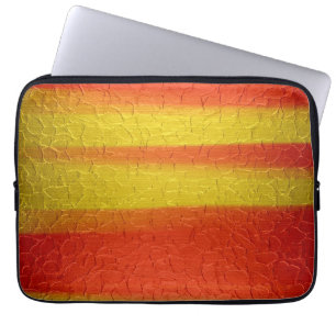 Housse Pour Ordinateur Portable Métal en acier inoxydable orange et or