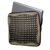 Housse Pour Ordinateur Portable Metallic Studs Pattern (devant gauche)