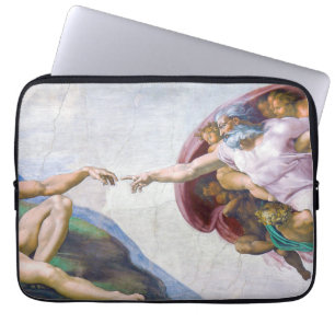 Housse Pour Ordinateur Portable Michelangelo - Création d'Adam Isolé