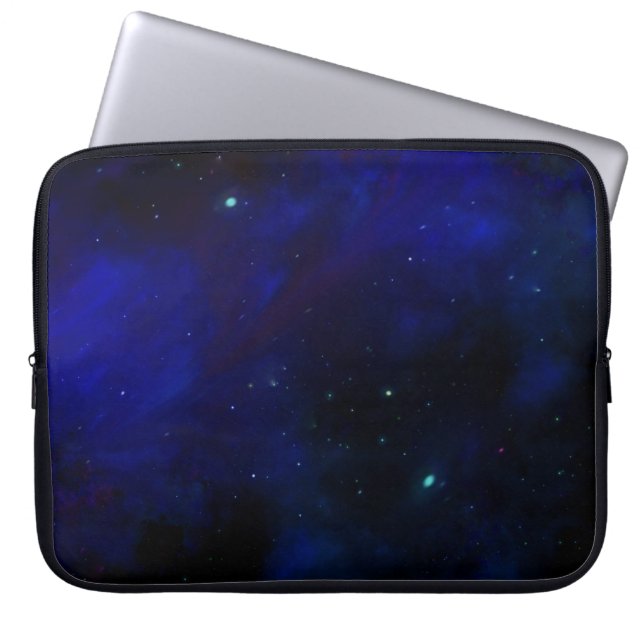 Housse Pour Ordinateur Portable Midnight Blue Sky with Stars (Devant)