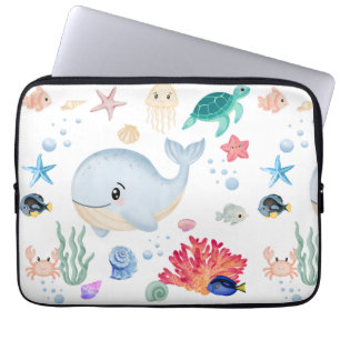 Housse Pour Ordinateur Portable Mignon sous la mer