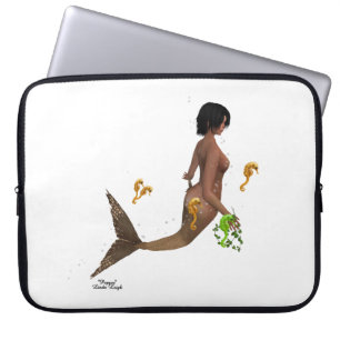 Housse Pour Ordinateur Portable Mignonne Sirène Avec Manche Portable Seahors