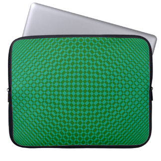 Housse Pour Ordinateur Portable "Mirage"| Vert émeraude sur Vert profond|