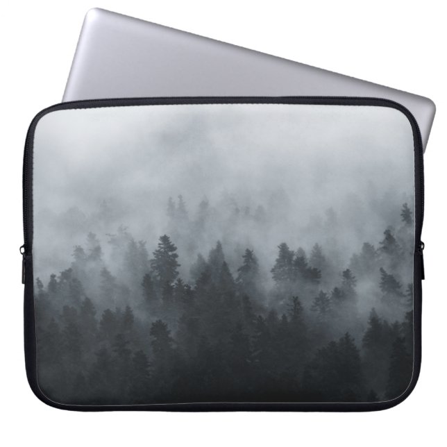 HOUSSE POUR ORDINATEUR PORTABLE MISTY FOREST (Devant)