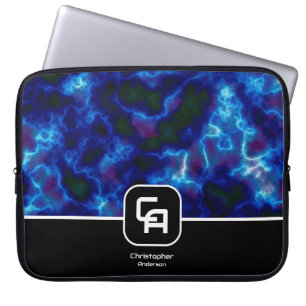 Housse Pour Ordinateur Portable Misty Smoke Monogram Blue