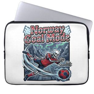 Housse Pour Ordinateur Portable Mode de but de Norvège Skeleton Striker Nations St