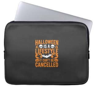 Housse Pour Ordinateur Portable Mode de vie Halloween Chauve-souris Citrouille Épo